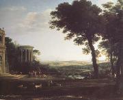 Landscape with a Sacrifice to Apolio (n03), Claude Lorrain